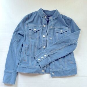 Corduroy blue jacket